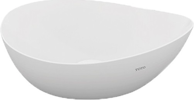 LW4704#XW อ่างล้างหน้าวางบนเคาน์เตอร์ พร้อมสะดือป๊อปอัพ