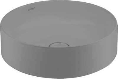 C00340MSL อ่างล้างหน้า แบบวางบนเคาน์เตอร์ รุ่น SENSATION ROUND สี MATTE GREY