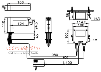 CT4917AC ก๊อกเดี่ยวอ่างล้างหน้าอัตโนมัติ (แบบใช้ไฟฟ้า)