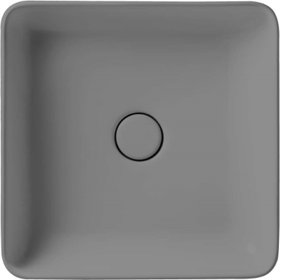 C00341MSL อ่างล้างหน้า แบบวางบนเคาน์เตอร์ รุ่น SENSATION SQUARE สี MATTE GREY