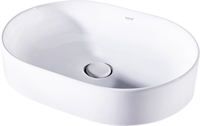 C00343MWH อ่างล้างหน้า แบบวางบนเคาน์เตอร์ รุ่น SENSATION CAPSULE สี MATTE WHITE