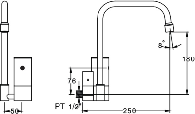  SA 3415 ก๊อกอ่างล้างหน้า แบบเซ็นเซอร์
