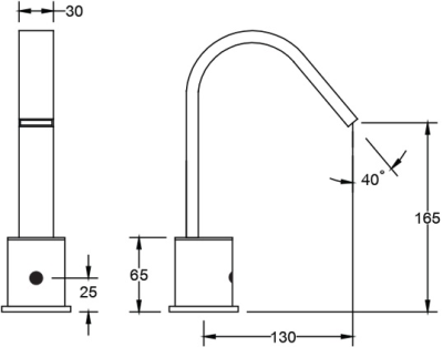 SA 3323 ก๊อกอ่างล้างหน้า แบบเซ็นเซอร์