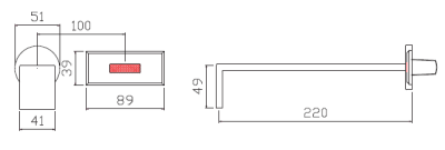 SA 3233 ST ก๊อกอ่างล้างหน้า แบบเซ็นเซอร์