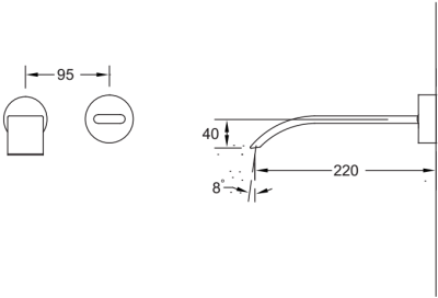 SA 3243 ST ก๊อกอ่างล้างหน้า แบบเซ็นเซอร์