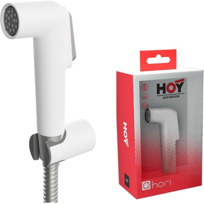 FXHOY-H02WHS สายฉีดชำระ สีขาว (สายสแตนเลส) รุ่น HORI