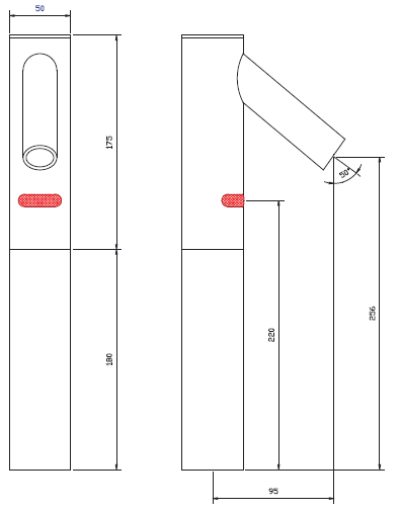 SA 3120-18 ก๊อกอ่างล้างหน้า แบบเซ็นเซอร์