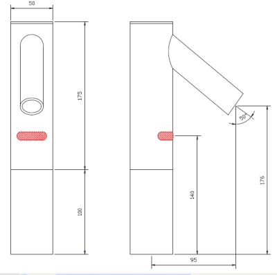 SA 3120-10 ก๊อกอ่างล้างหน้า แบบเซ็นเซอร์