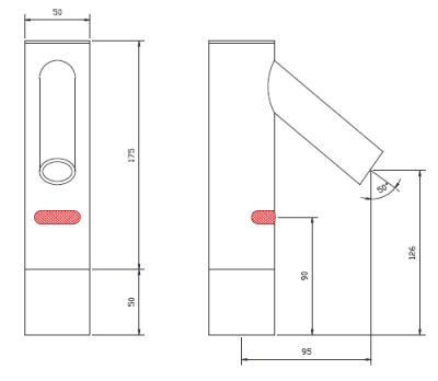 SA 3120-05 ก๊อกอ่างล้างหน้า แบบเซ็นเซอร์