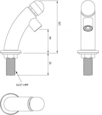 SAVE04-5000B3 ก๊อกอ่างล้างหน้าปิดอัตโนมัติ ชนิดประหยัดน้ำ ระดับ 4 รุ่น CURVA
