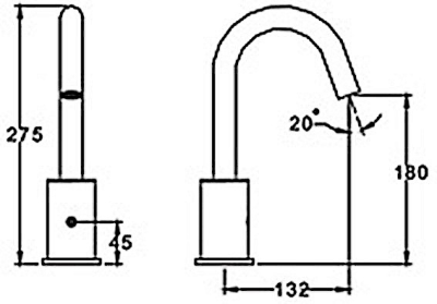 SA 3110 ก๊อกอ่างล้างหน้า แบบเซ็นเซอร์