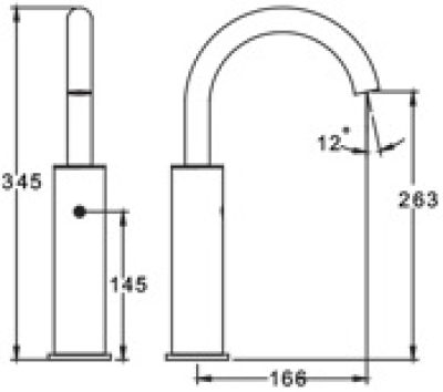 SA 3112-10 ก๊อกอ่างล้างหน้า แบบเซ็นเซอร์
