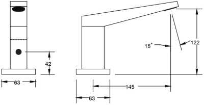 S 26-2 ก๊อกอ่างล้างหน้า แบบเซ็นเซอร์