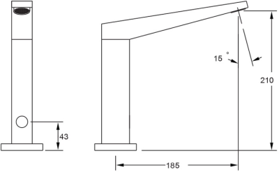 S 26 ก๊อกอ่างล้างหน้า แบบเซ็นเซอร์