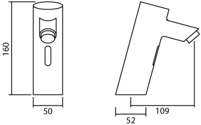 MF-102 ก๊อกอ่างล้างหน้า แบบเซ็นเซอร์