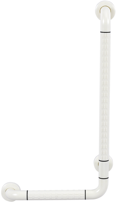 KB-17-852-AB(L) ราวทรงตัว รูปตัวแอล ขนาด 70x40 ซม. (Ø 35 มม.)(เคลือบผิว ABS)