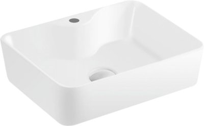 AQ WHITE-MT อ่างล้างหน้า แบบวางบนเคาน์เตอร์ ( MATT WHITE )