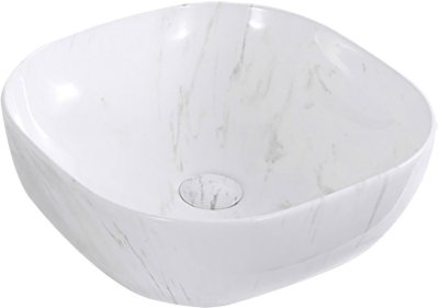 AQ WHITE-99 อ่างล้างหน้า แบบวางบนเคาน์เตอร์