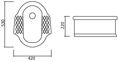 MCA546A สุขภัณฑ์นั่งยองมีฐาน แบบราดน้ำ