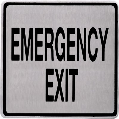 EM-021 ป้ายสัญลักษณ์ ขนาด 125x125 มม.