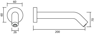 MF-1501 ก๊อกอ่างล้างหน้า แบบเซ็นเซอร์