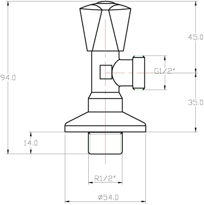 SV-111 สต็อปวาล์ว 1/2" 902SV111