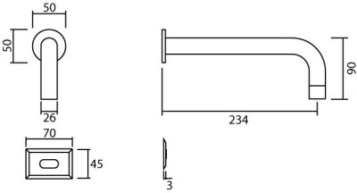 MF-120 ก๊อกอ่างล้างหน้า แบบเซ็นเซอร์