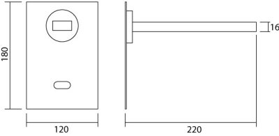 MF-119/S ก๊อกอ่างล้างหน้า แบบเซ็นเซอร์
