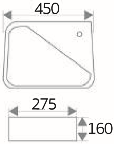 ECW-03-131F-11 อ่างล้างหน้า แบบแขวนผนัง