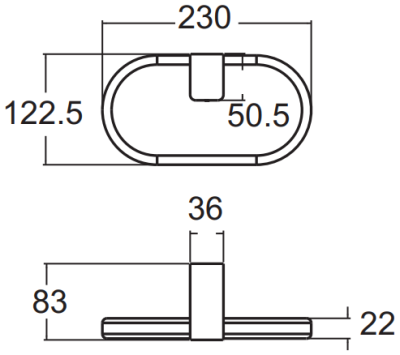 K-1390-47-N ห่วงแขวนผ้า รุ่น ACACIA EVOLUTION