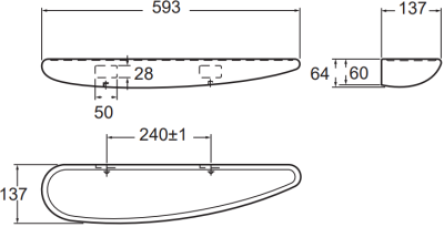 TF-9475-WT หิ้งวางของ รุ่น SASSO