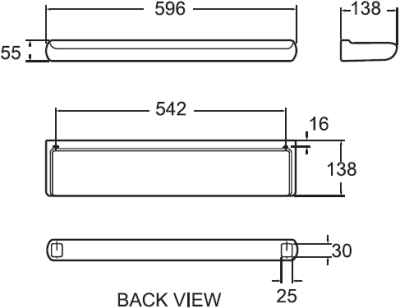 CL9256A-6DACT ROMICA SHELF