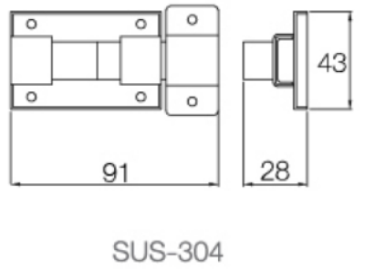 SUS-304 DOOR LOCK