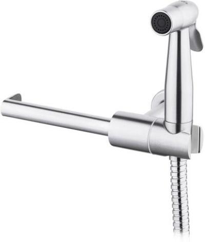 FXVH0-0044NS ชุดหัวฉีดชำระทรงตรง พร้อมขาเสียบแบบมีที่แขวนทิชชู่