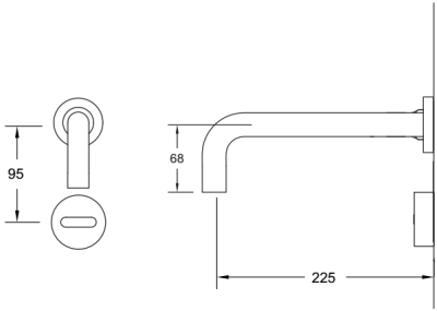 SA A 3202 ก๊อกอ่างล้างหน้า แบบเซ็นเซอร์