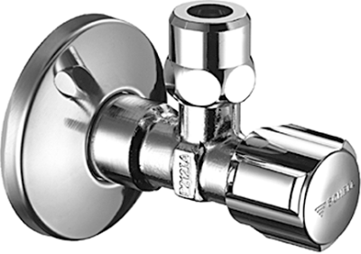 SH 049070699(S) สต๊อปวาล์ว ขนาด 1/2" x 3/8" พร้อมหน้าแปลนรุ่น Comfort