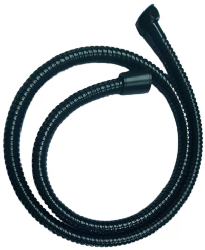 PR 023 ชุดสายฉีดชำระ สีดำ (สายสแตนเลส)