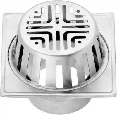 FUVHU-W001JS ตะแกรงหัวน้ำฝน ( ROOF DRAIN ) สี่เหลี่ยม 5"ท่อ 3"