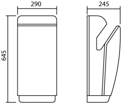 MH-107 เครื่องเป่ามือ อัตโนมัติ