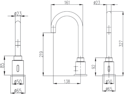 AF-720L ก๊อกอ่างล้างหน้า แบบเซ็นเซอร์