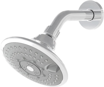 F40012-CHADY หัวฝักบัวก้านแข็ง ขนาด 125 mm แบบ 4 ฟังก์ชั่น (พร้อมก้านฝักบัว)