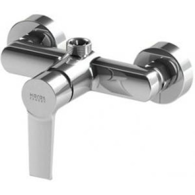 KF-18-780-50 ก๊อกผสมยืนอาบแบบก้านโยก ติดผนัง สำหรับชุดฝักบัว Rain Shower ขนาด Ø 3/4 นิ้ว (6 หุน)