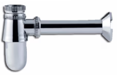 FS 025 ท่อน้ำทิ้งพลาสติก (ทรงกลม) ชุบโครเมียม