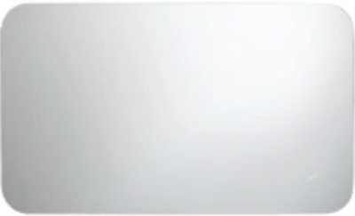 MIR003 กระจกเงาพร้อมไฟ LED ขอบสีดำ เปิด-ปิดด้วยระบบ WAVING SENSOR ขนาด 800x600 mm.