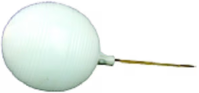 T-F06 ลูกลอยชักโครกพลาสติกพร้อมก้านทองเหลือง