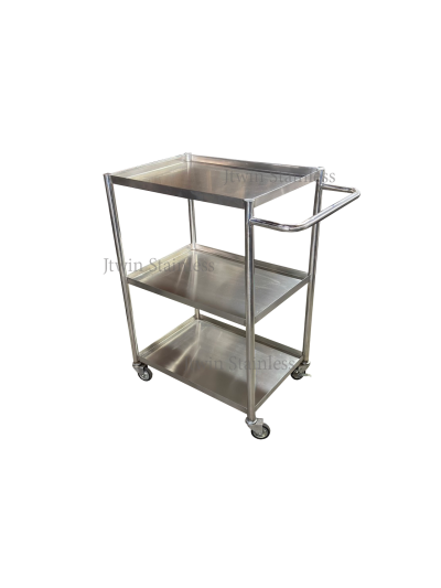 รถเข็นสแตนเลส 3 ชั้น