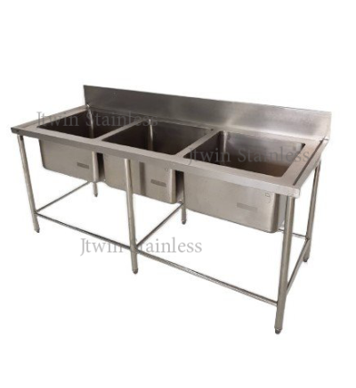 ซิ้งค์ล้างจานสแตนเลส 3 หลุม