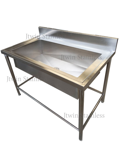 ซิ้งค์ล้างจานสแตนเลส 1 หลุม (ใหญ่)