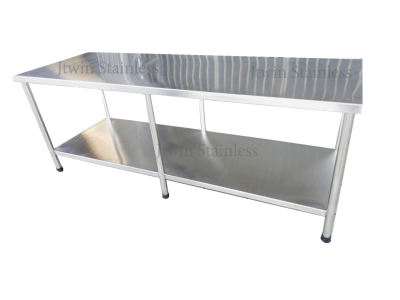 โต๊ะสแตนเลส  2 ชั้น