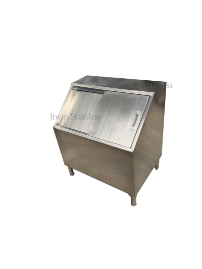 ถังน้ำแข็งสแตนเลส ฝาเฉียง